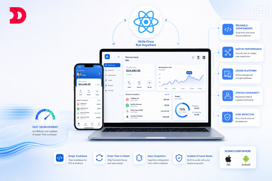 Why is React Native the best Choice for Application Development?