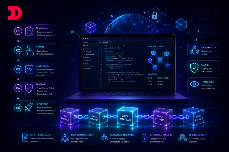 How to Develop a Blockchain Application [Detailed Guide ]