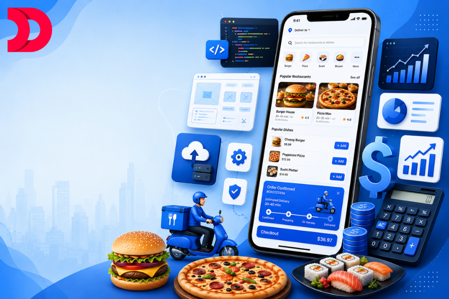 How to Estimate the cost of a food delivery app like Just eat?