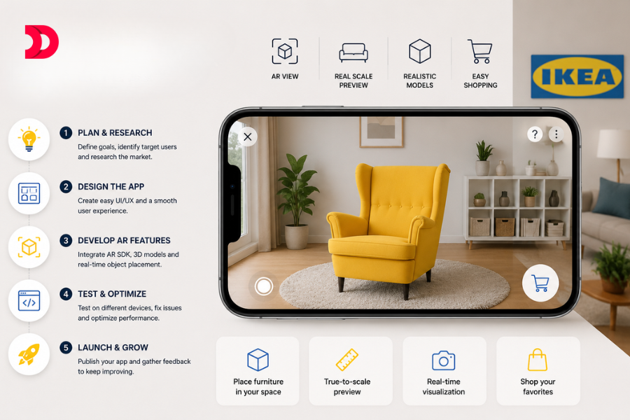 How to Build an AR Furniture App Like IKEA Place?