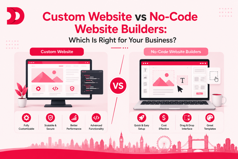 Custom Website vs No-Code Website Builders: Which Is Right for Your Business?
