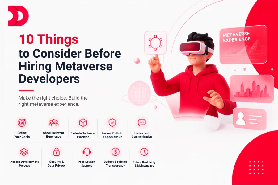 10 Things to Consider Before Hiring Metaverse Developers